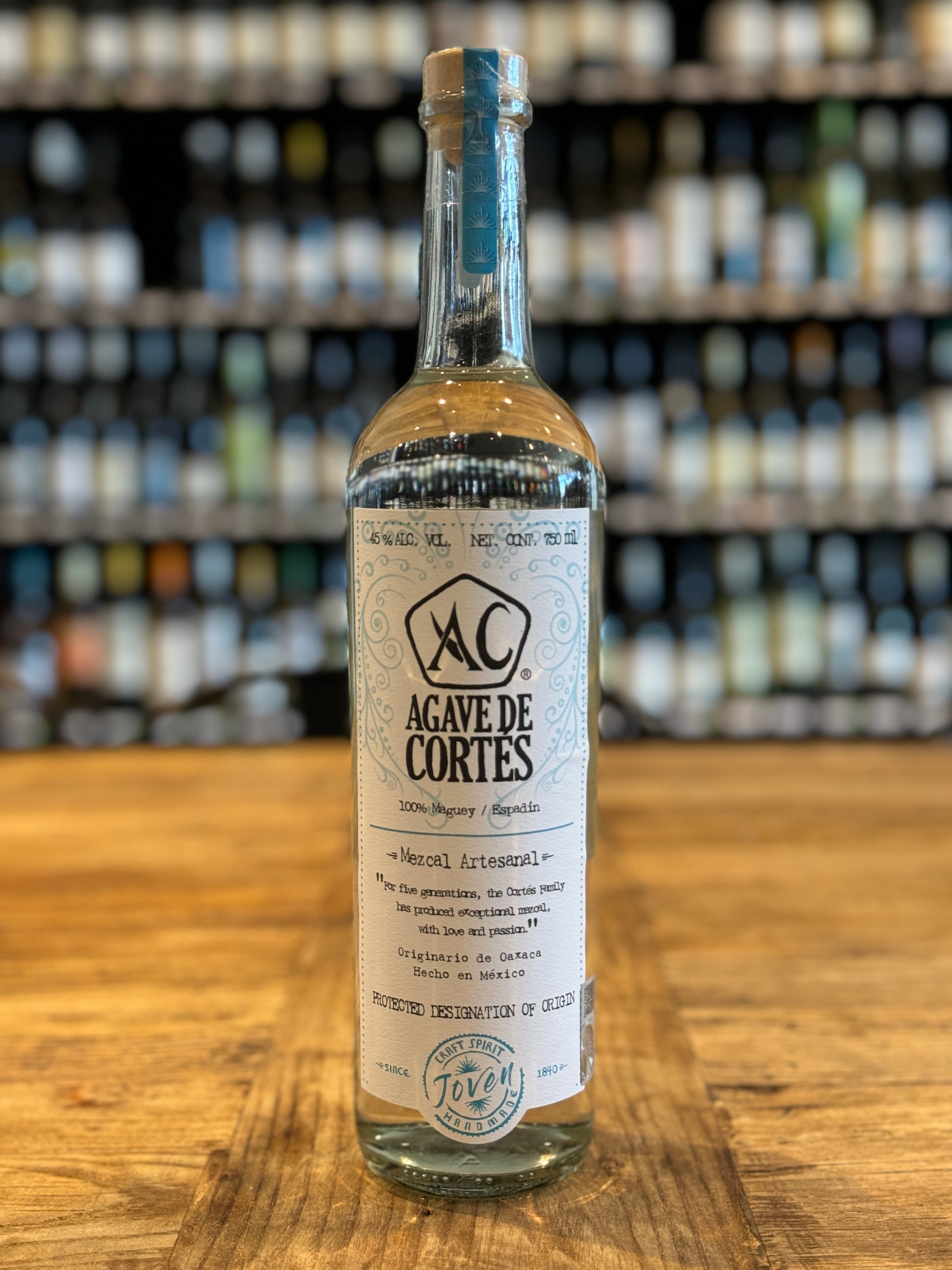 AGAVE DE CORTES MEZCAL JOVEN [750ML] | Center Wine + Spirits