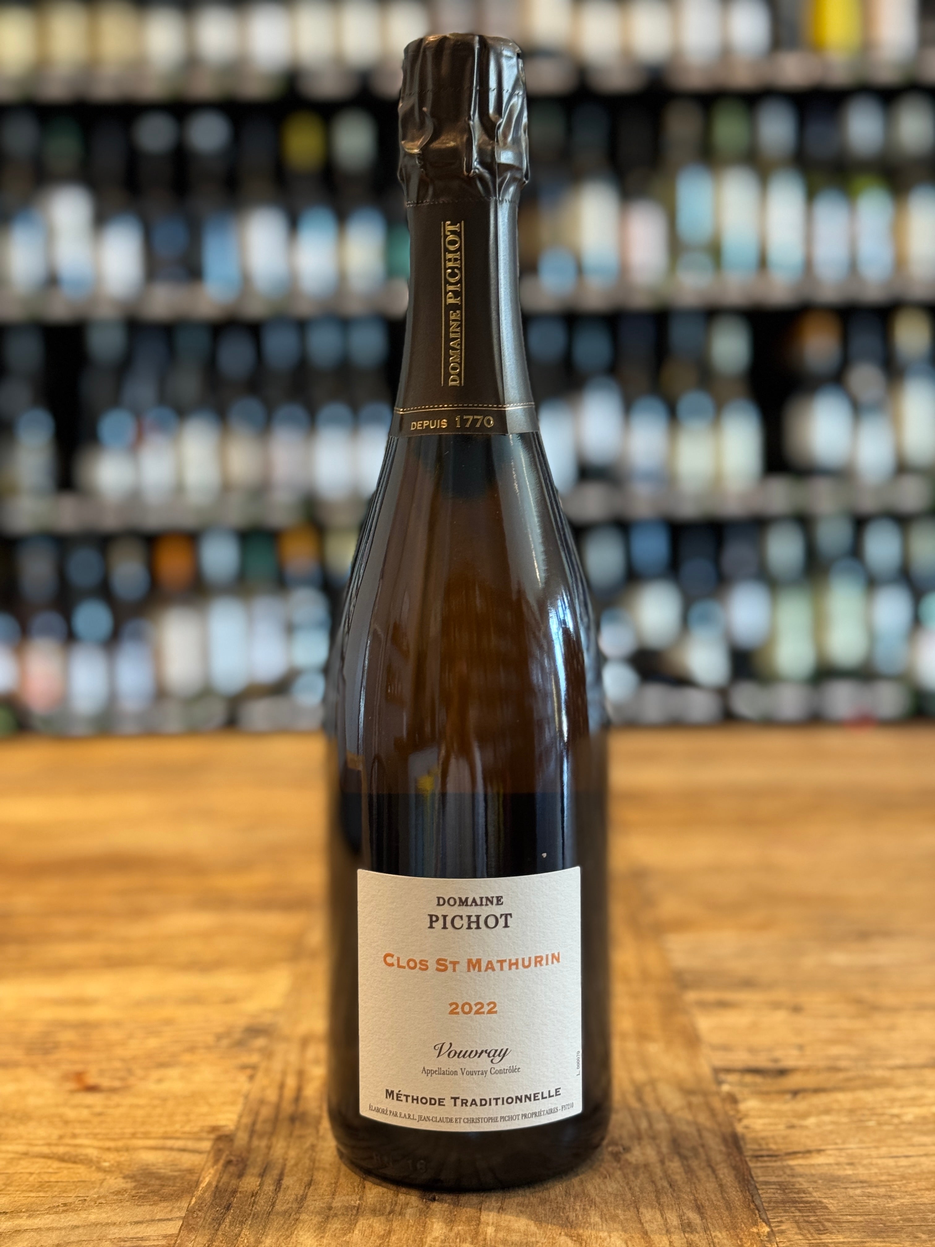DOMAINE PICHOT 'CLOS ST MATHURIN' SPARKLING VOUVRAY 2022 [750ML