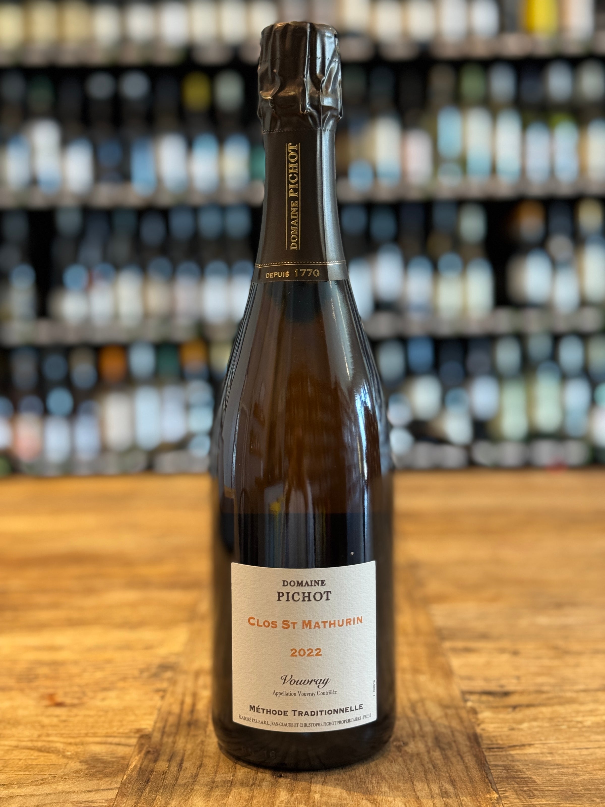 DOMAINE PICHOT 'CLOS ST MATHURIN' SPARKLING VOUVRAY 2022 [750ML